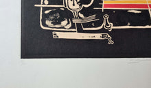 Load image into Gallery viewer, Hans Burkhardt : Abstract with tan, yellow and orange