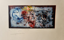 Load image into Gallery viewer, Hans Burkhardt "Sea Creatures" linocut