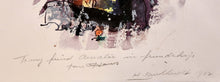 Load image into Gallery viewer, Hans Burkhardt pastel entitled Orange tower