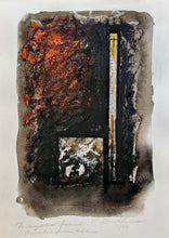 Load image into Gallery viewer, Hans Burkhardt pastel entitled Abstract in orange and brown