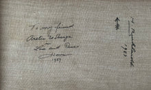 Load image into Gallery viewer, Hans Burkhardt oil on canvas The Hand of Grace