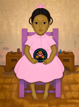 Load image into Gallery viewer, Gustavo Montoya - Chica con plato