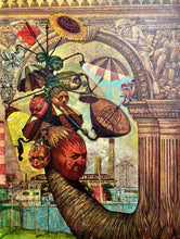 Load image into Gallery viewer, Contemporary artwork display featuring Victor Huerta Batista Alicia en el País de las Maravillas paintings.