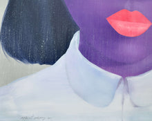 Load image into Gallery viewer, Attasit Pokpong - Purple gal: Stunning Oil on Canvas