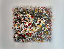 Load image into Gallery viewer, Hans Burkhardt hand painted mono print linocut - Unique Art