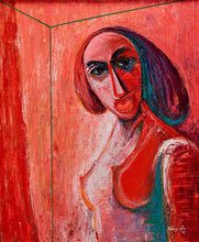 Load image into Gallery viewer, Vladimir Cora - Cindy in Red art