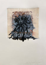 Load image into Gallery viewer, Hans Burkhardt "Grey explosion" hand painted mono print