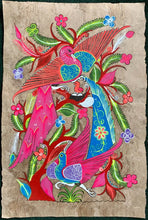 Load image into Gallery viewer, T. Ramirez - original works on handmade amate paper - Decorative birds D