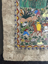 Load image into Gallery viewer, T. Ramirez - original works on handmade amate paper - Mexican village scene A
