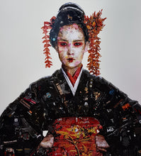 Load image into Gallery viewer, Virut Panchabuse "Kimono with Golden flowers"