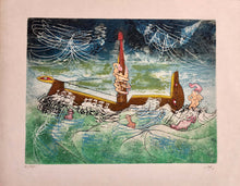 Load image into Gallery viewer, Roberto Matta Foret de damnes aquatint etching