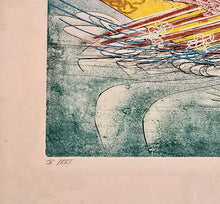 Load image into Gallery viewer, Roberto Matta Foret de damnes aquatint etching