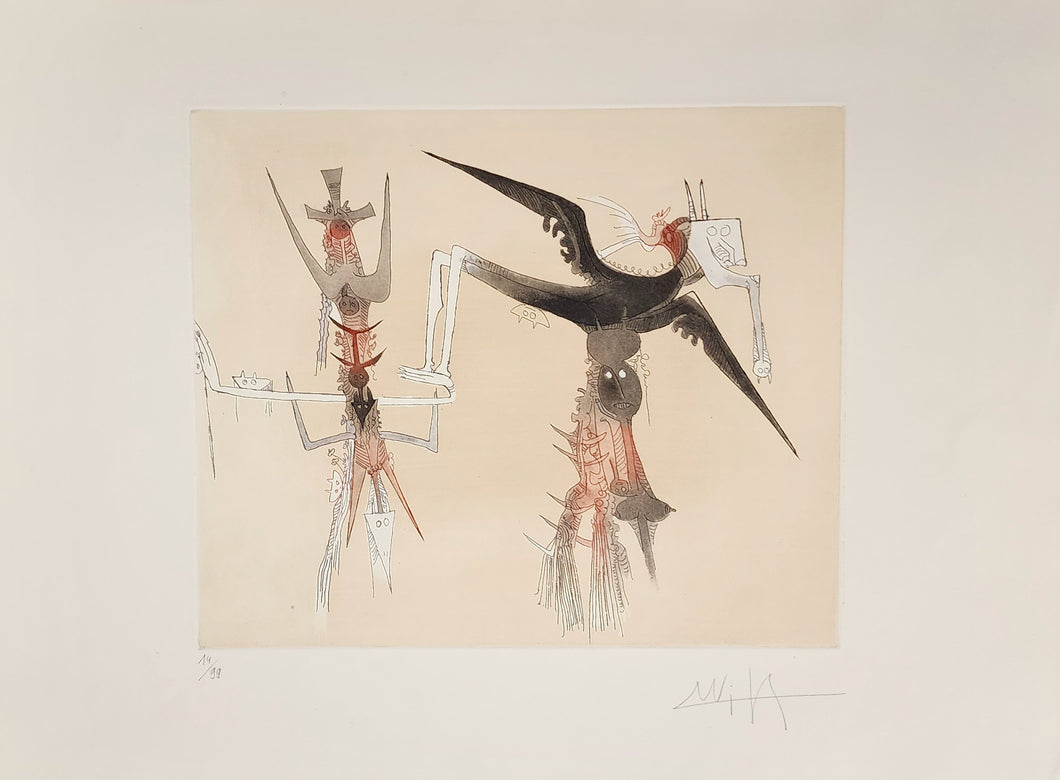 Wifredo Lam - Sans titre - plate V