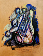 Load image into Gallery viewer, Hans Burkhardt pastel entitled the World of Music
