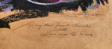 Load image into Gallery viewer, Hans Burkhardt pastel entitled the World of Music
