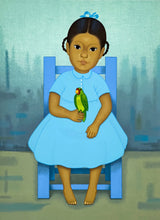 Load image into Gallery viewer, Gustavo Montoya - Chica con pájaro
