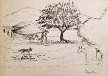 Load image into Gallery viewer, Diego Rivera graphite drawing- Untitled

