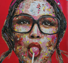 Load image into Gallery viewer, Virut Panchabuse &quot;Red Lollipop gal with glasses
