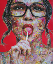 Load image into Gallery viewer, Virut Panchabuse &quot;Red Lollipop gal with glasses
