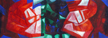 Load image into Gallery viewer, Raul Enmanuel - Formas en rojo y azul II

