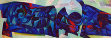 Load image into Gallery viewer, Raul Enmanuel - Formas en amarillo y azul
