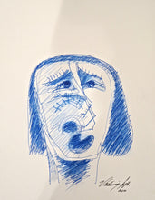 Load image into Gallery viewer, Vladimir Cora - Cabeza 22 drawing
