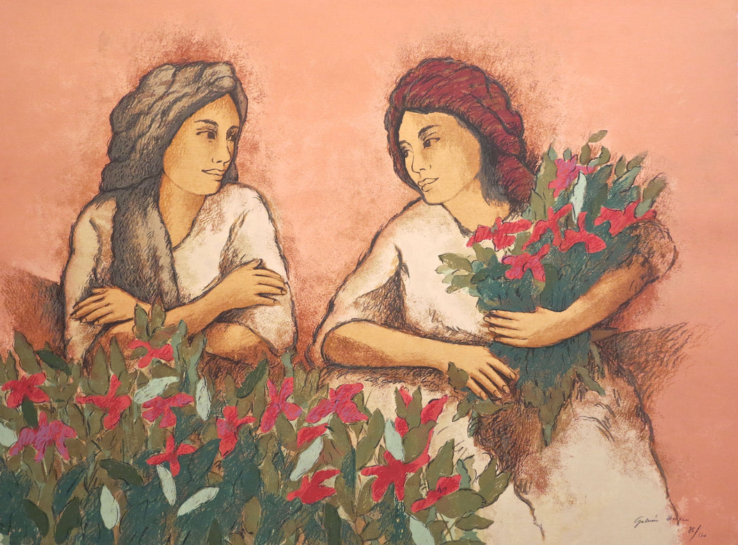 Galvan Degas- Mujeres con flores