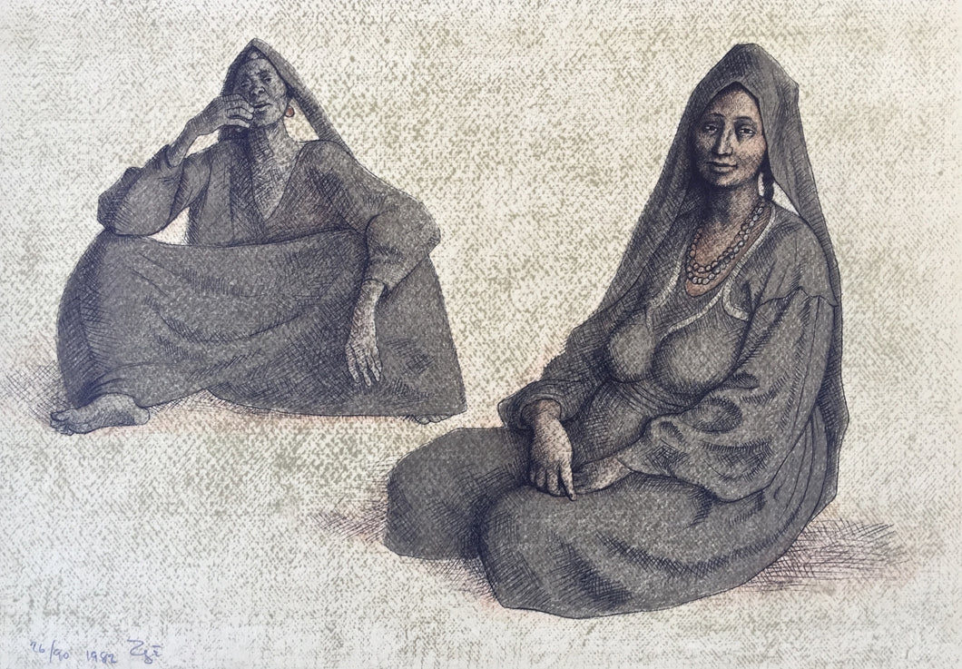 Zuniga lithograph from the Impressions of Egypt suite - image VIII