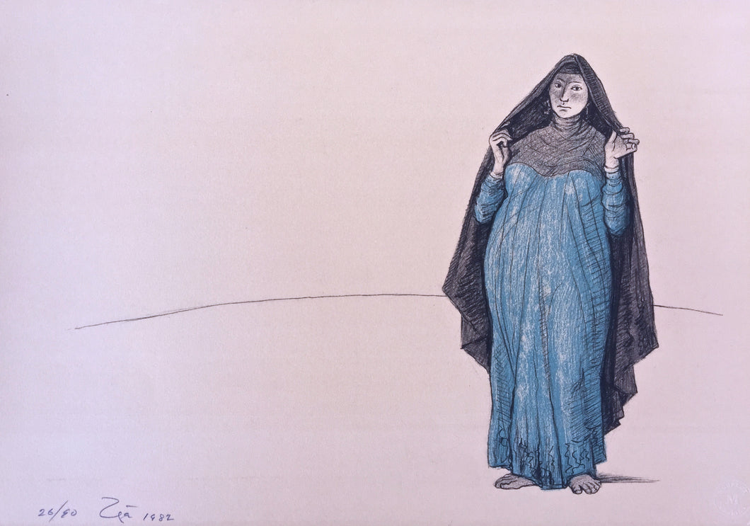 Zuniga lithograph from the Impressions of Egypt suite - image I