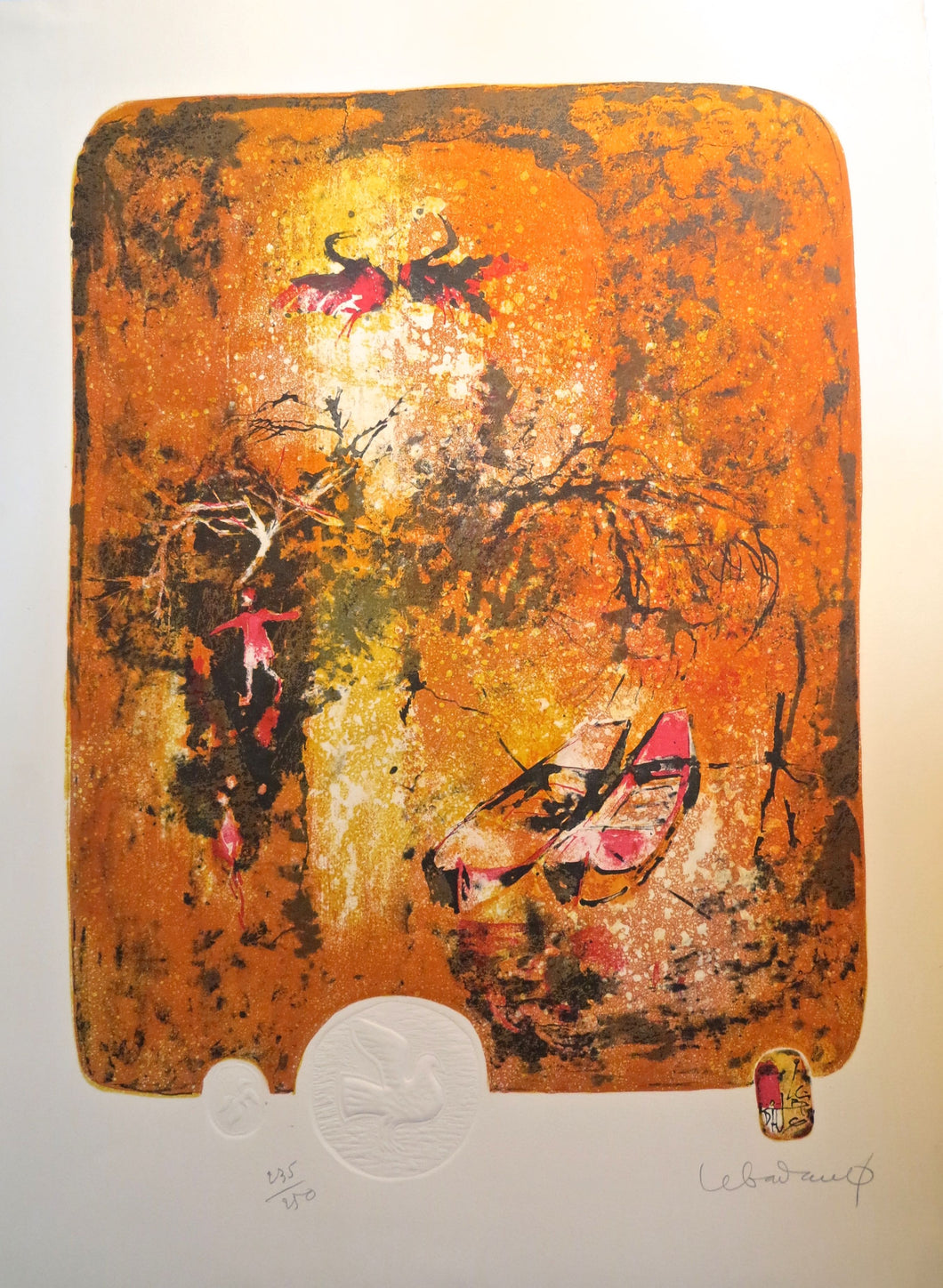 Hoi Lebadang - Forms in orange