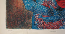 Load image into Gallery viewer, Ana Mendez Azcarate - Resurrection in red and blue
